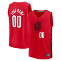 Punc PT.Blazers Fanatics Red Fast Break Replica Jerseys - Statement Edition