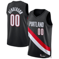 Punc PT.Blazers #00 Scoot Henderson Black Swingman Jerseys - Icon Edition