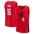 Punc PT.Blazers #16 Yang Hansen Fanatics Red Fast Break Replica Jerseys - Statement Edition