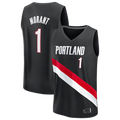 Punc PT.Blazers #1 Ja Morant Fanatics Black Fast Break Jerseys - Icon Edition