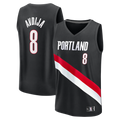 Punc PT.Blazers #8 Deni Avdija Fanatics Black Fast Break Replica Jerseys - Icon Edition