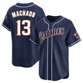 Punc S.Diego Padres #13 Manny Machado Player Navy Cooperstown Collection Limited Home Stitched Jerseys