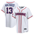 Punc S.Diego Padres #13 Manny Machado Player White 2026 World Classic Home Limited Stitched Jerseys