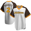 Punc S.Diego Padres #2 Xander Bogaerts Player White Home Cooperstown Collection Replica Game Stitched Jerseys