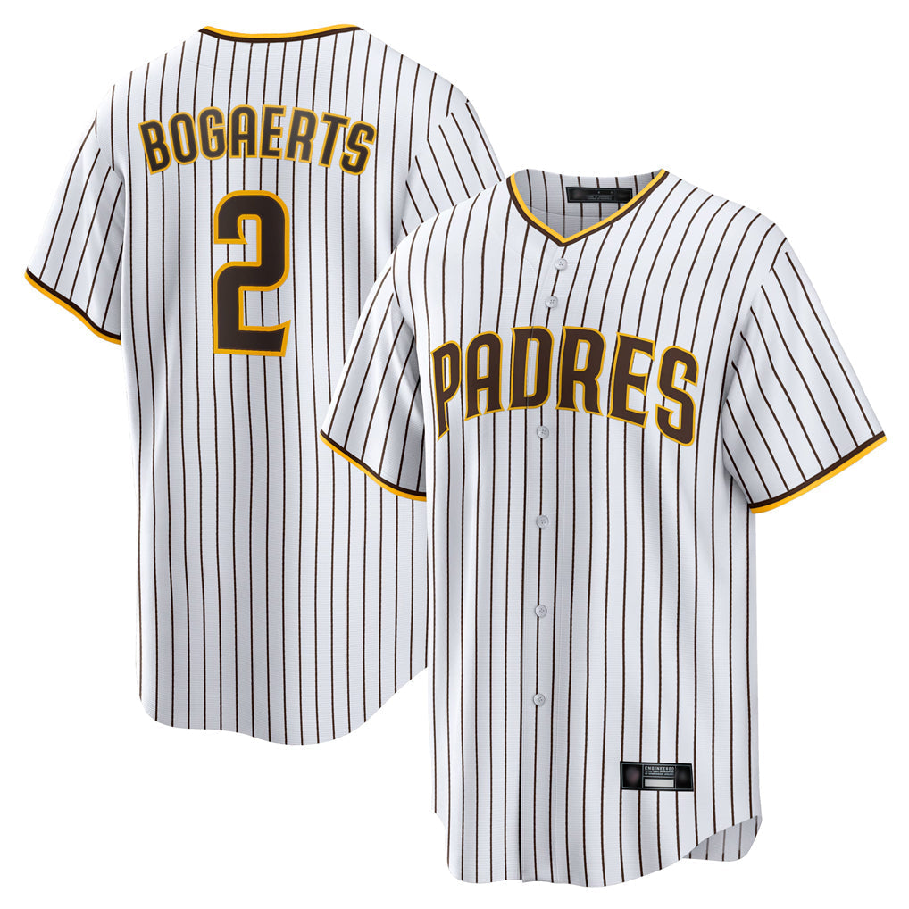 Punc S.Diego Padres #2 Xander Bogaerts Player White Home Game Stitched Jerseys