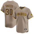 Punc S.Diego Padres #30 Gavin Sheets Player Khaki Home Limited Stitched Jerseys
