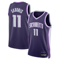 Punc S.Kings #11 Domantas Sabonis Purple 2025-2026 Swingman Jerseys - City Edition