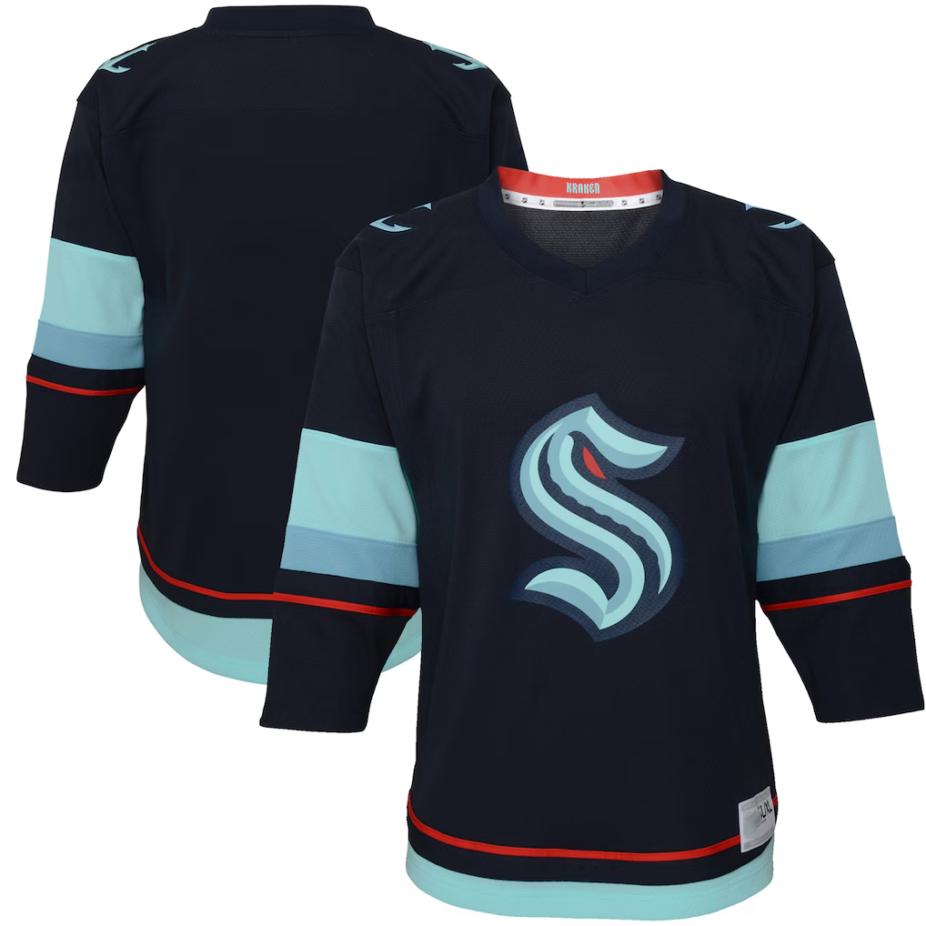 Punc S.Kraken Navy Home Replica Jerseys