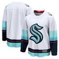 Punc S.Kraken White Away Breakaway Jerseys