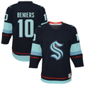 Punc S.Kraken #10 Matty Beniers Navy Alternate Replica Player Jerseys