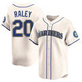 Punc S.Mariners #20 Luke Raley Player Cream Home Limited Stitched Jerseys