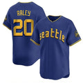 Punc S.Mariners #20 Luke Raley Player Royal City Connect Home Limited Stitched Jerseys
