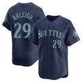 Punc S.Mariners #29 Cal Raleigh Player Navy Home Limited Stitched Jerseys