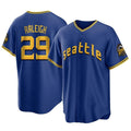 Punc S.Mariners #29 Cal Raleigh Player Royal City Connect Home Game Stitched Jerseys