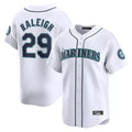 Punc S.Mariners #29 Cal Raleigh Player White Home Limited Stitched Jerseys