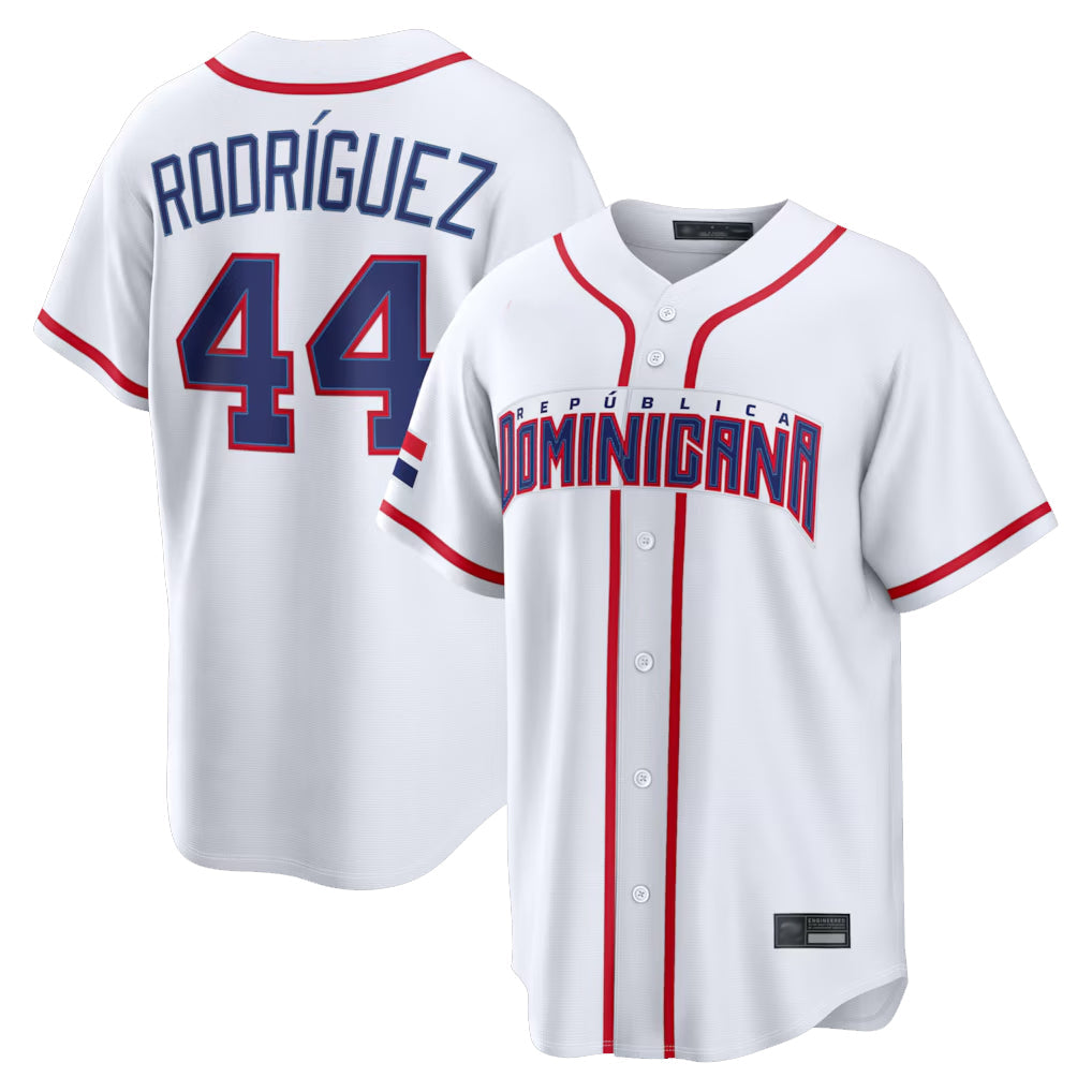 Punc S.Mariners #44 Julio Rodriguez Player White 2026 World Classic Home Stitched Jerseys