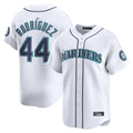 Punc S.Mariners #44 Julio Rodriguez Player White Home Limited Stitched Jerseys