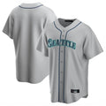 Punc S.Mariners Blank Player Gray Home Game Stitched Jerseys