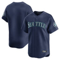 Punc S.Mariners Blank Player Navy Home Limited Stitched Jerseys