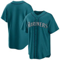 Punc S.Mariners Blank Player Teal Home Game Stitched Jerseys
