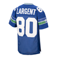 Punc S.Seahawks 1985 #80 Steve Largent Mitchell & Ness Royal Authentic Throwback Retired Player Stitched Puhic Jersey