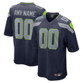 Punc Custom S.Seahawks Home Game Stitched Jerseys