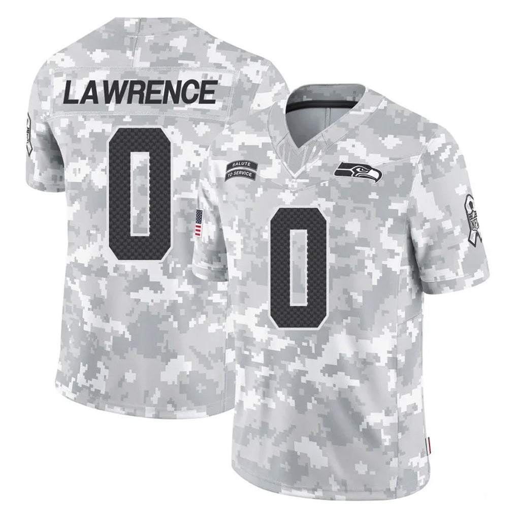 Punc S.Seahawks #0 DeMarcus Lawrence Player Arctic Camo Limited Salute To Service Home Game Stitched Jerseys