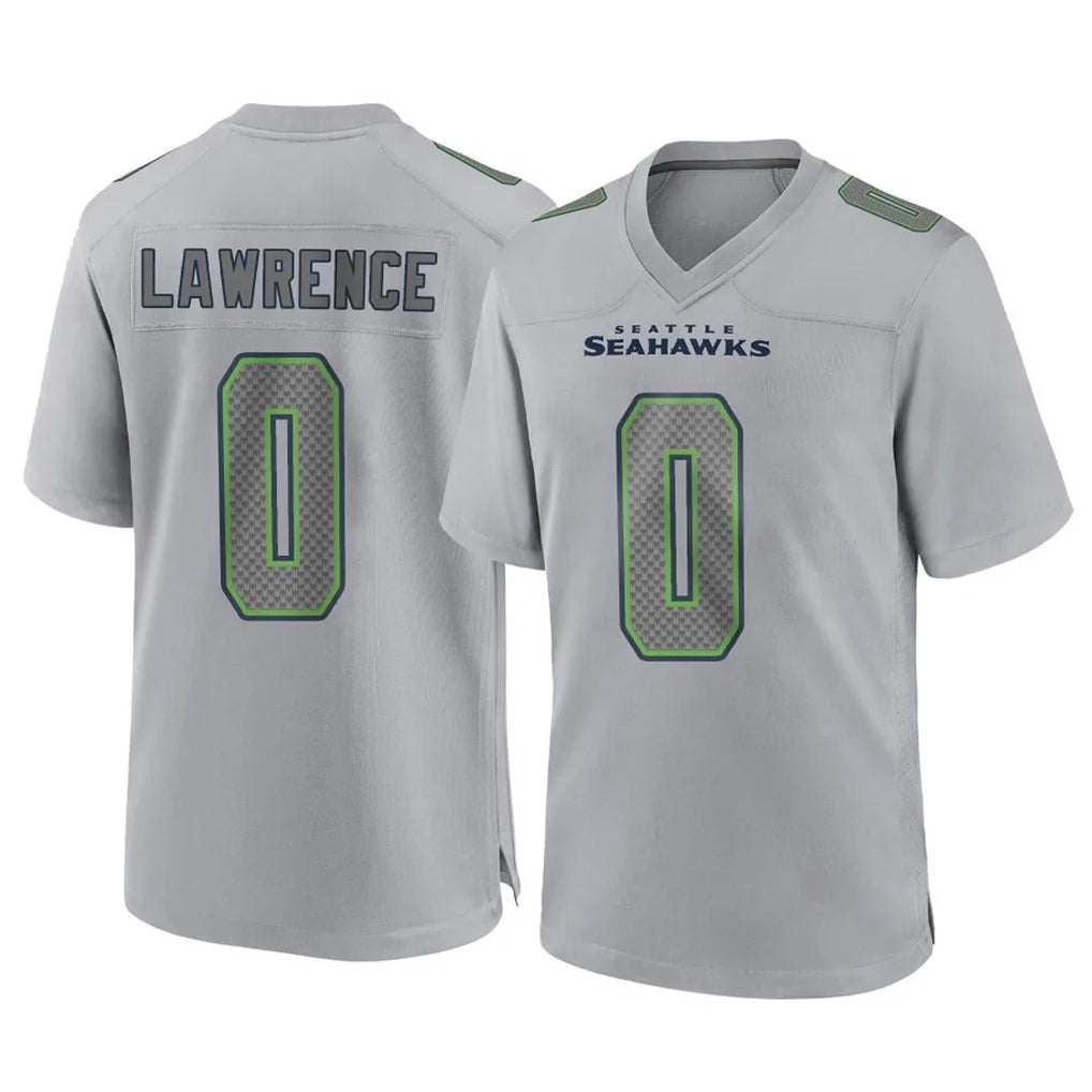 Punc S.Seahawks #0 DeMarcus Lawrence Player Gray Atmosphere Fashion Home Game Stitched Jerseys