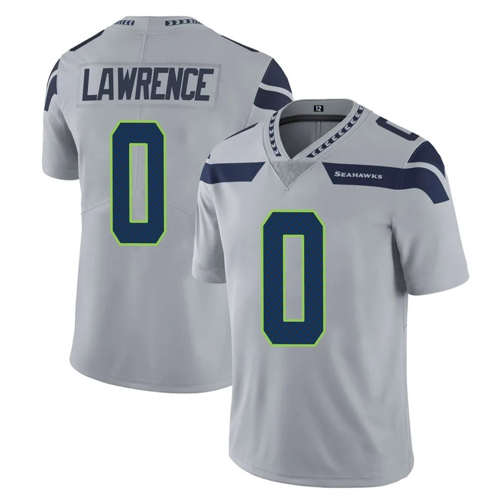 Punc S.Seahawks #0 DeMarcus Lawrence Player Gray Limited Vapor Untouchable Home Game Stitched Jerseys