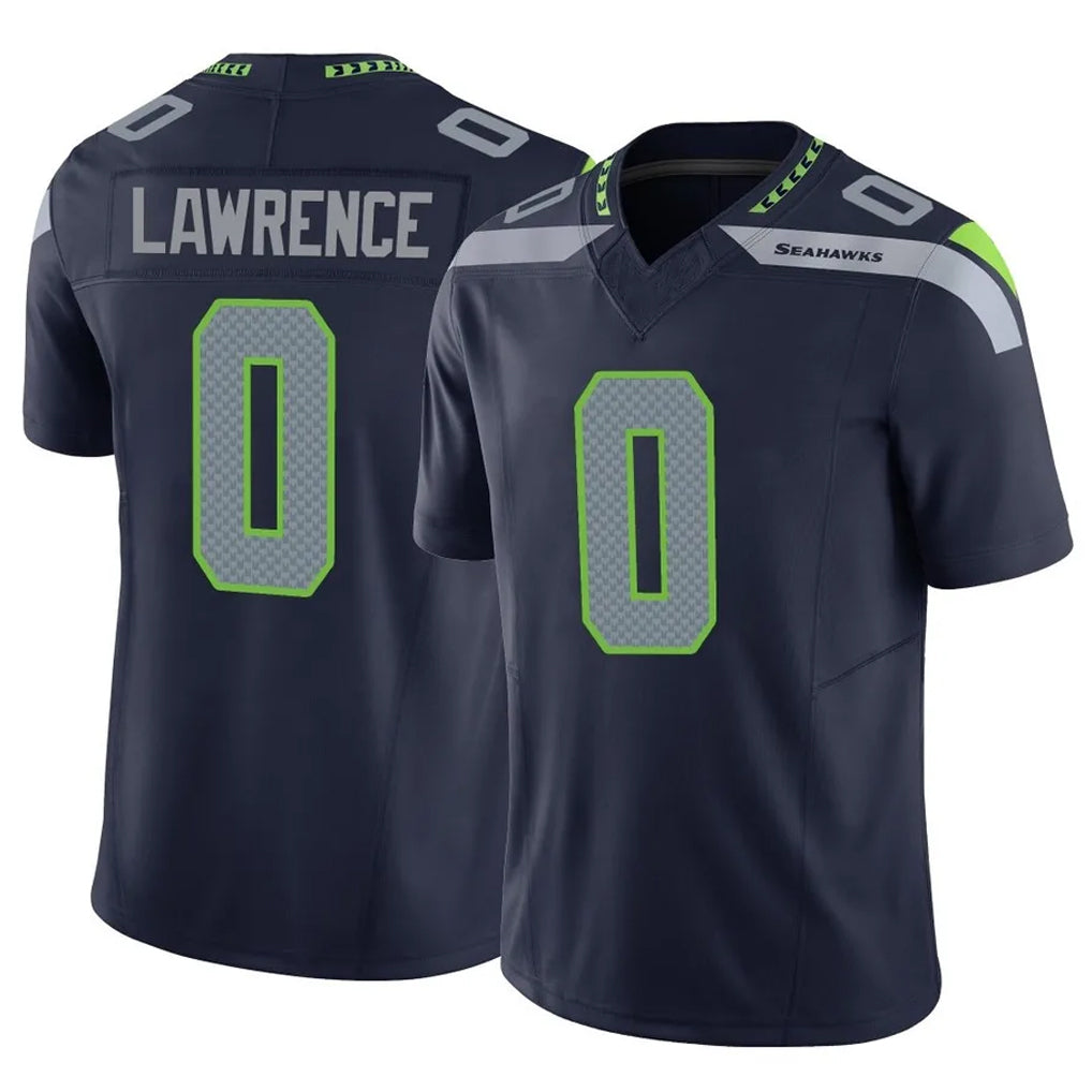 Punc S.Seahawks #0 DeMarcus Lawrence Player Navy Limited Vapor F.U.S.E. Home Game Stitched Jerseys