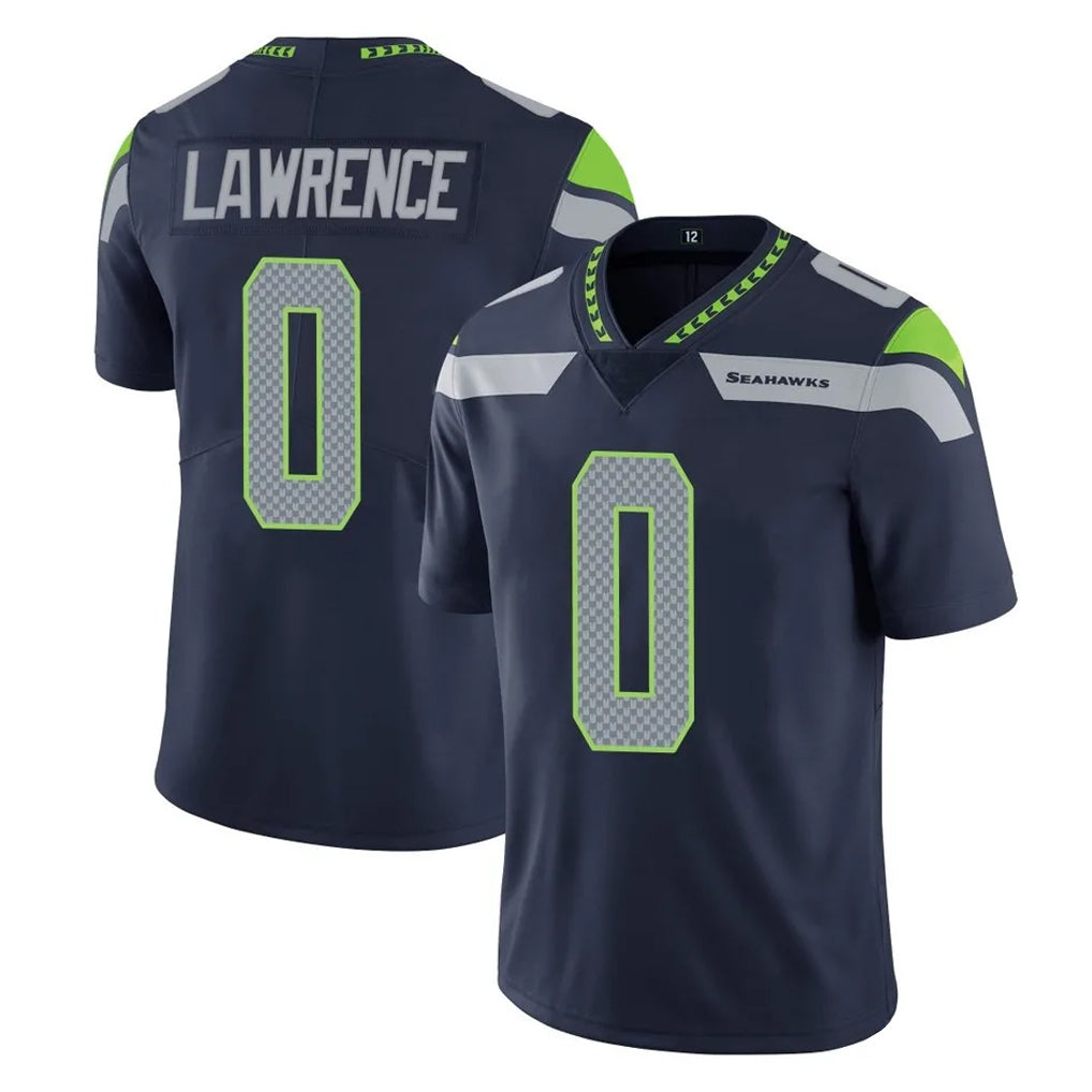 Punc S.Seahawks #0 DeMarcus Lawrence Player Navy Limited Vapor Untouchable Home Game Stitched Jerseys