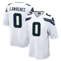 Punc S.Seahawks #0 DeMarcus Lawrence Player White Home Game Stitched Jerseys