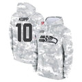 Punc S.Seahawks #10 Cooper Kupp Player Arctic Camo Limited Salute to Service Pullover Hoodies Game Stitched Jerseys