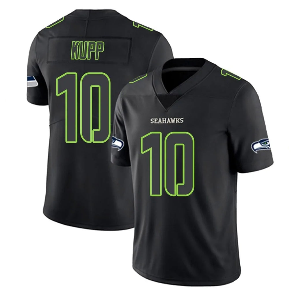 Punc S.Seahawks #10 Cooper Kupp Player Black Impact Limited Home Game Stitched Jerseys