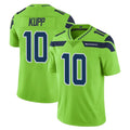 Punc S.Seahawks #10 Cooper Kupp Player Green Limited Color Rush Home Game Stitched Jerseys