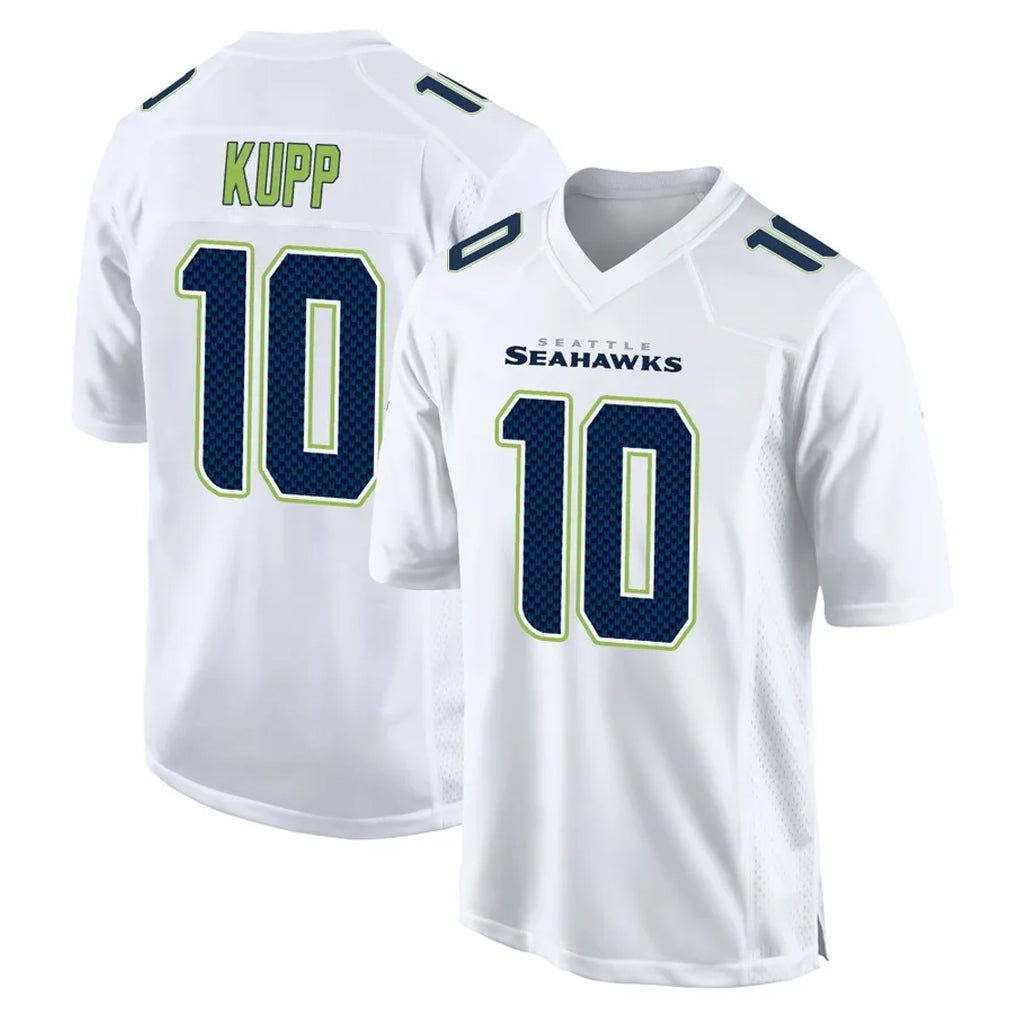 Punc S.Seahawks #10 Cooper Kupp Player White Tundra Fashion Home Game Stitched Jerseys