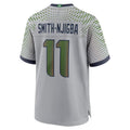 Punc S.Seahawks #11 Jaxon Smith-Njigba Player Grey Rivalries Collection Game Stitched Jerseys