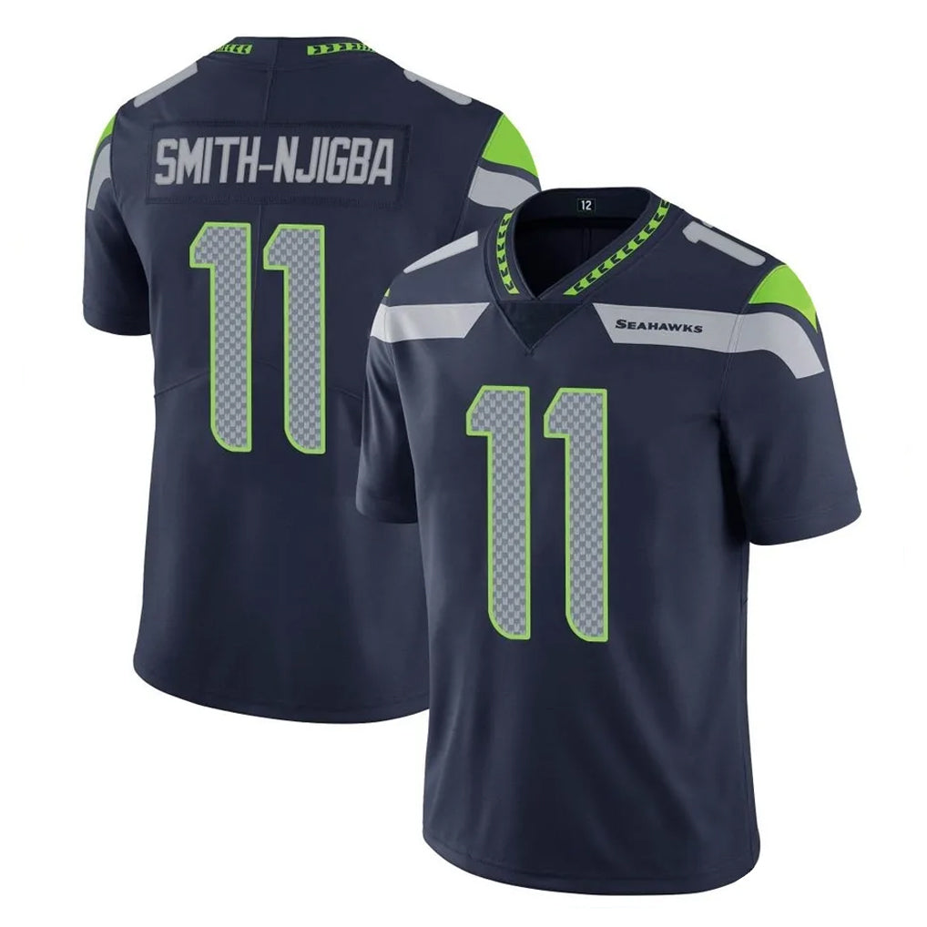 Punc S.Seahawks #11 Jaxon Smith-Njigba Player Navy Limited Vapor Untouchable Home Game Stitched Jerseys