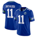Punc S.Seahawks #11 Jaxon Smith-Njigba Player Royal 50th Season Vapor F.U.S.E. Limited Stitched Jerseys