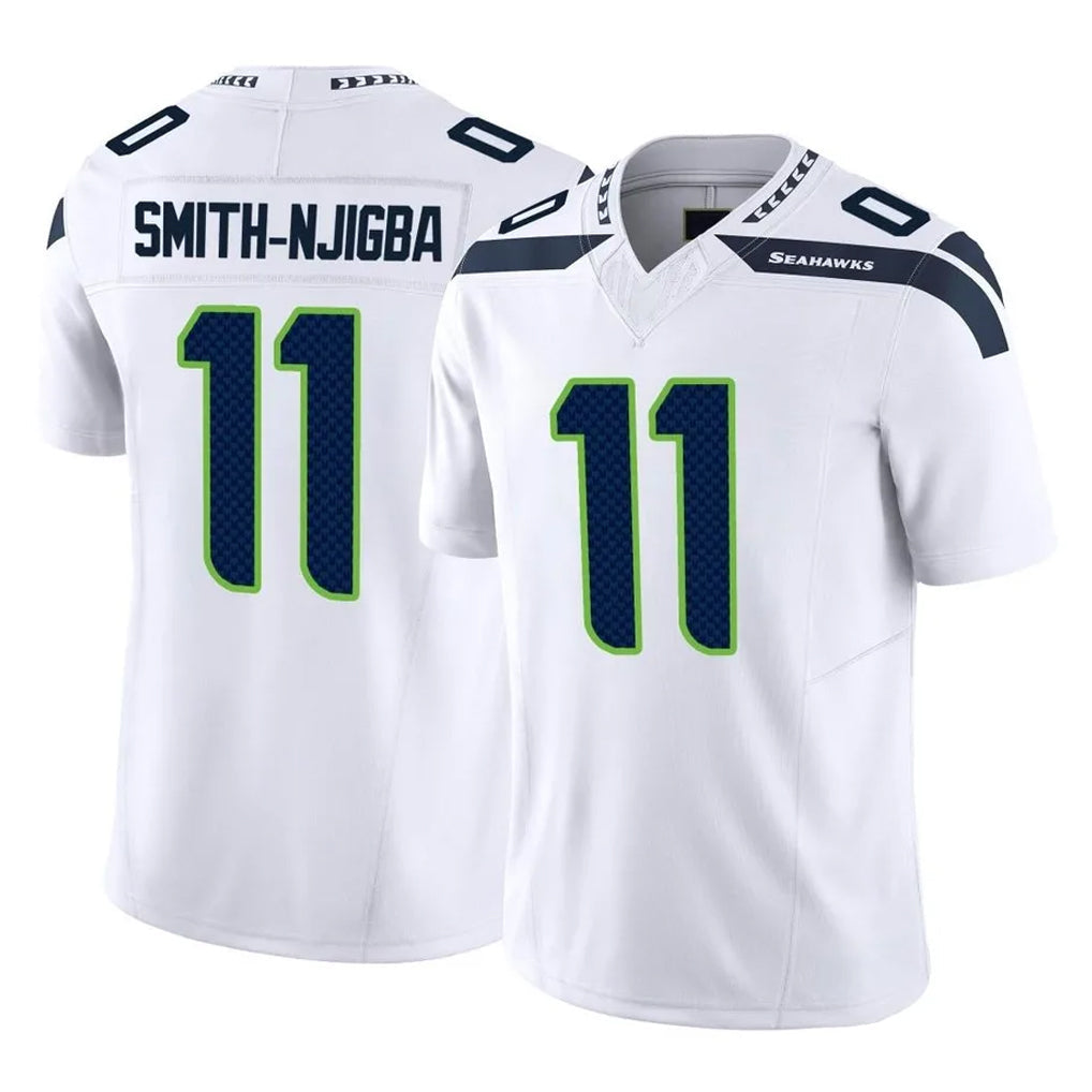 Punc S.Seahawks #11 Jaxon Smith-Njigba Player White Limited Vapor F.U.S.E. Home Game Stitched Jerseys