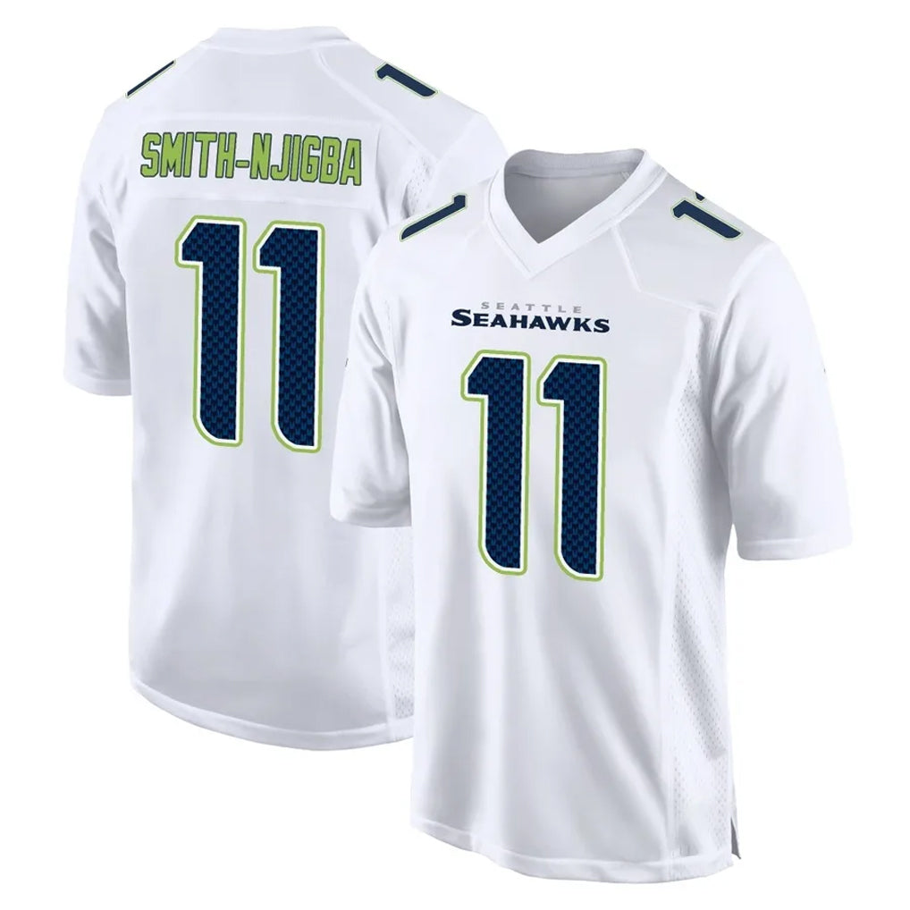 Punc S.Seahawks #11 Jaxon Smith-Njigba Player White Tundra Fashion Home Game Stitched Jerseys