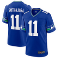 Punc S.Seahawks #11 Jaxon Smith-Njigba Royal Throwback Player Game Stitched American Stitched Jerseys