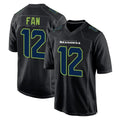 Punc S.Seahawks #12 12th Fan Player Black Limited Fashion Home Game Stitched Jerseys