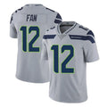 Punc S.Seahawks #12 12th Fan Player Gray Limited Vapor Untouchable Home Game Stitched Jerseys