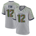 Punc S.Seahawks #12 12th Fan Player Grey 2025 Rivalries Collection Home Game Stitched Jerseys