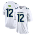 Punc S.Seahawks #12 12th Fan Player White Tundra Fashion Home Game Stitched Jerseys