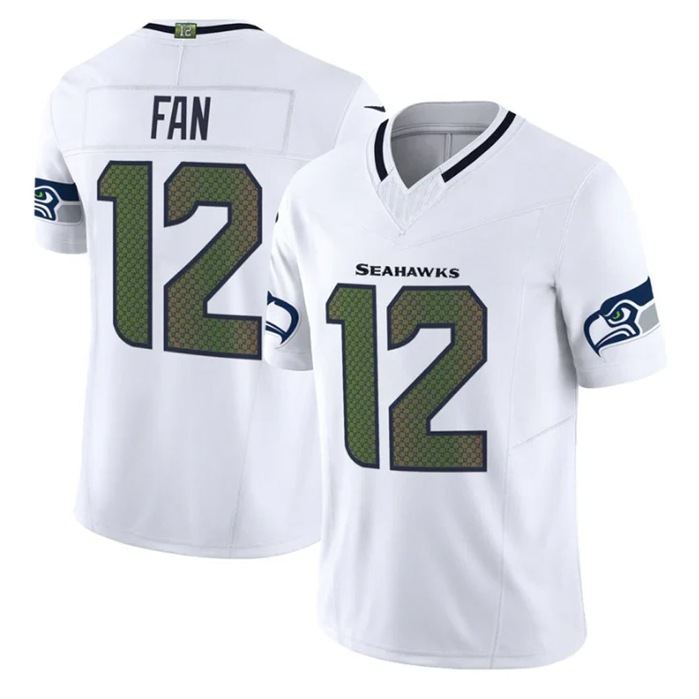 Punc S.Seahawks #12 12th Fan Player Whitel Rivalries Vapor Limited Home Game Stitched Jerseys