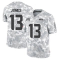 Punc S.Seahawks #13 Ernest Jones IV Player Arctic Camo Limited Salute To Service Home Game Stitched Jerseys