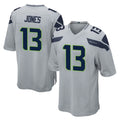 Punc S.Seahawks #13 Ernest Jones IV Player Gray Home Game Stitched Jerseys