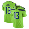 Punc S.Seahawks #13 Ernest Jones IV Player Green Limited Color Rush Home Game Stitched Jerseys